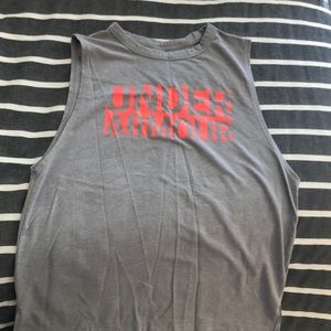 Under Armour heat-gear muscle tank top